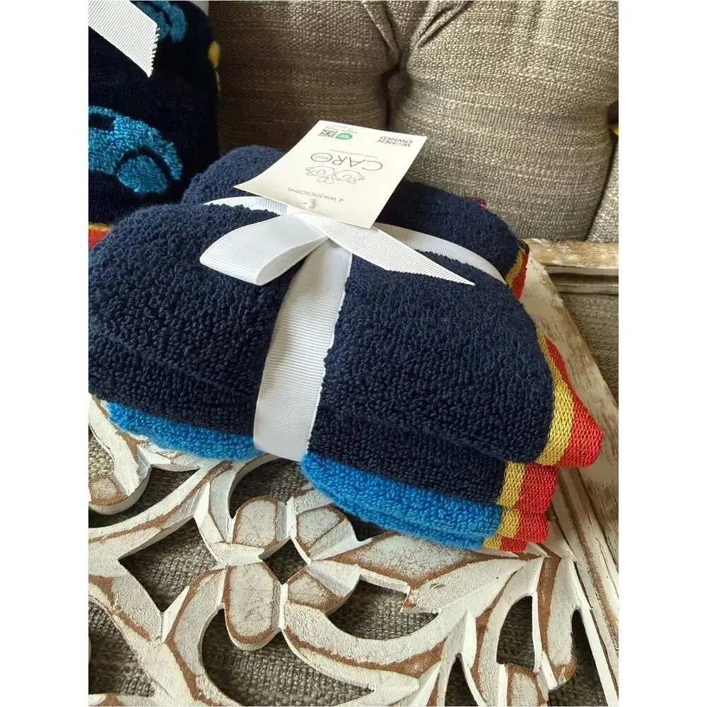 Caro Cars Hand Towels & Wash Clothes NEW